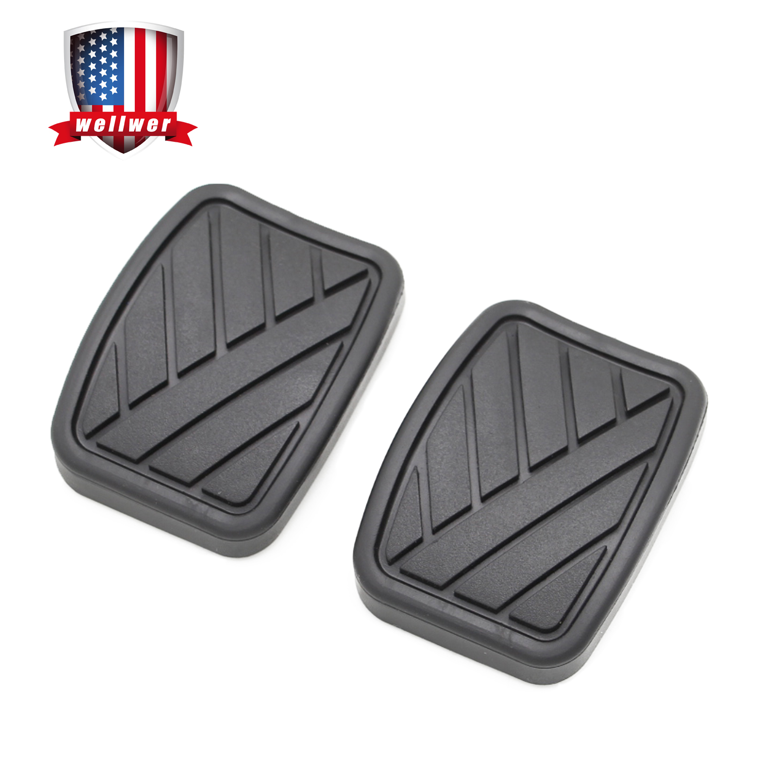 2X Brake Clutch Pedal Pads for Suzuki Swift SX4 Aerio Samurai Sidekick