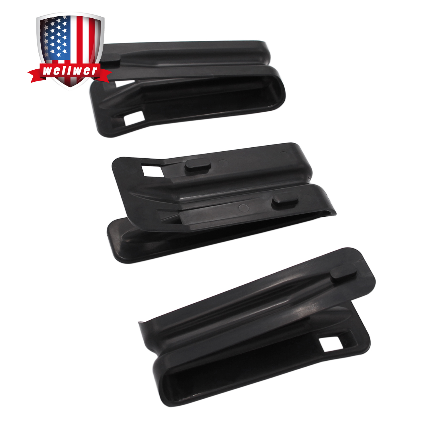 3x Rear SeatAntiRattle Bumper Cushion Bracket Fit for Silverado